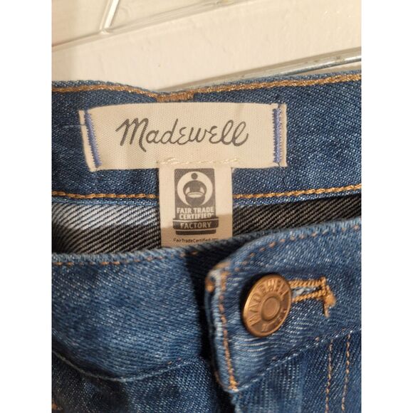 NWT Madewell Women's Baggy Straight Jeans Size 31 Indigo NH643 Y2K Cotton Hemp - Picture 4 of 7